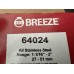 хомут перфорований черв'яковий  BREEZE POWER-SEAL   27-51 