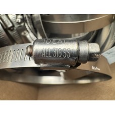 хомут перфорований черв'яковий з прокладкою Lined Ideal 67M Series 103-127