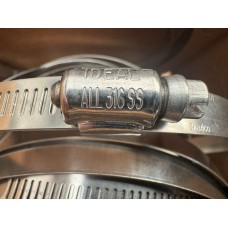 хомут перфорований черв'яковий з прокладкою Lined Ideal 67M Series 129-152